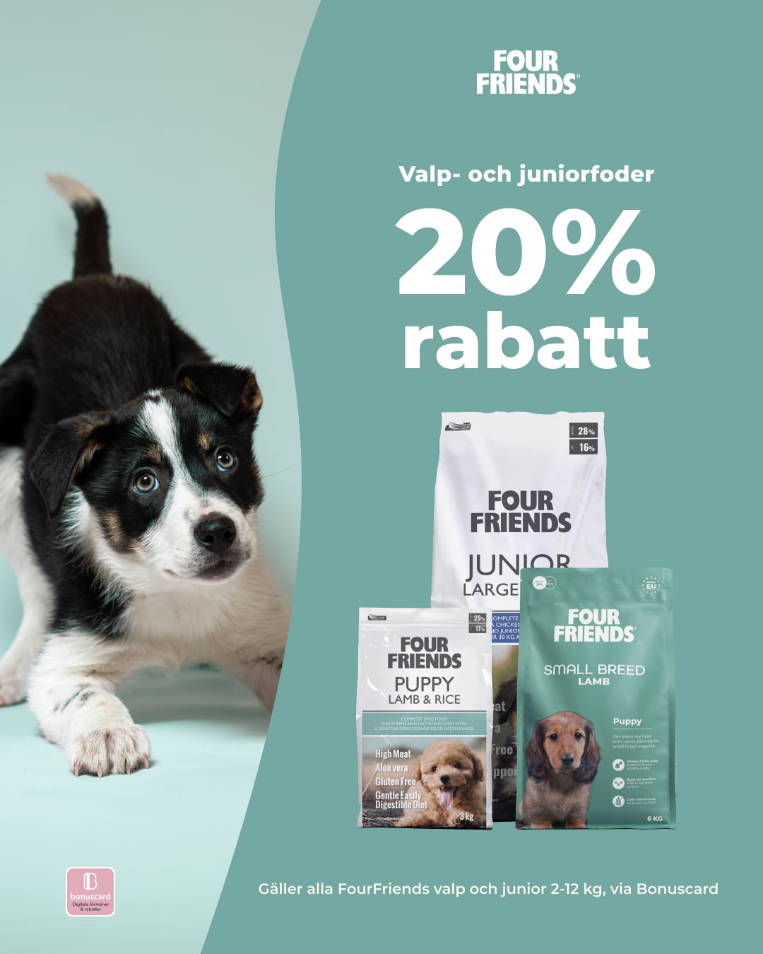 4x5_SoMe_FourFriends_torrfoder_alla-_valp_20rabatt_BC